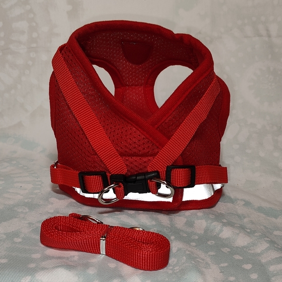 Reflective Harness Pet Vest / Leash Set - LARGE - Picture 10 of 11